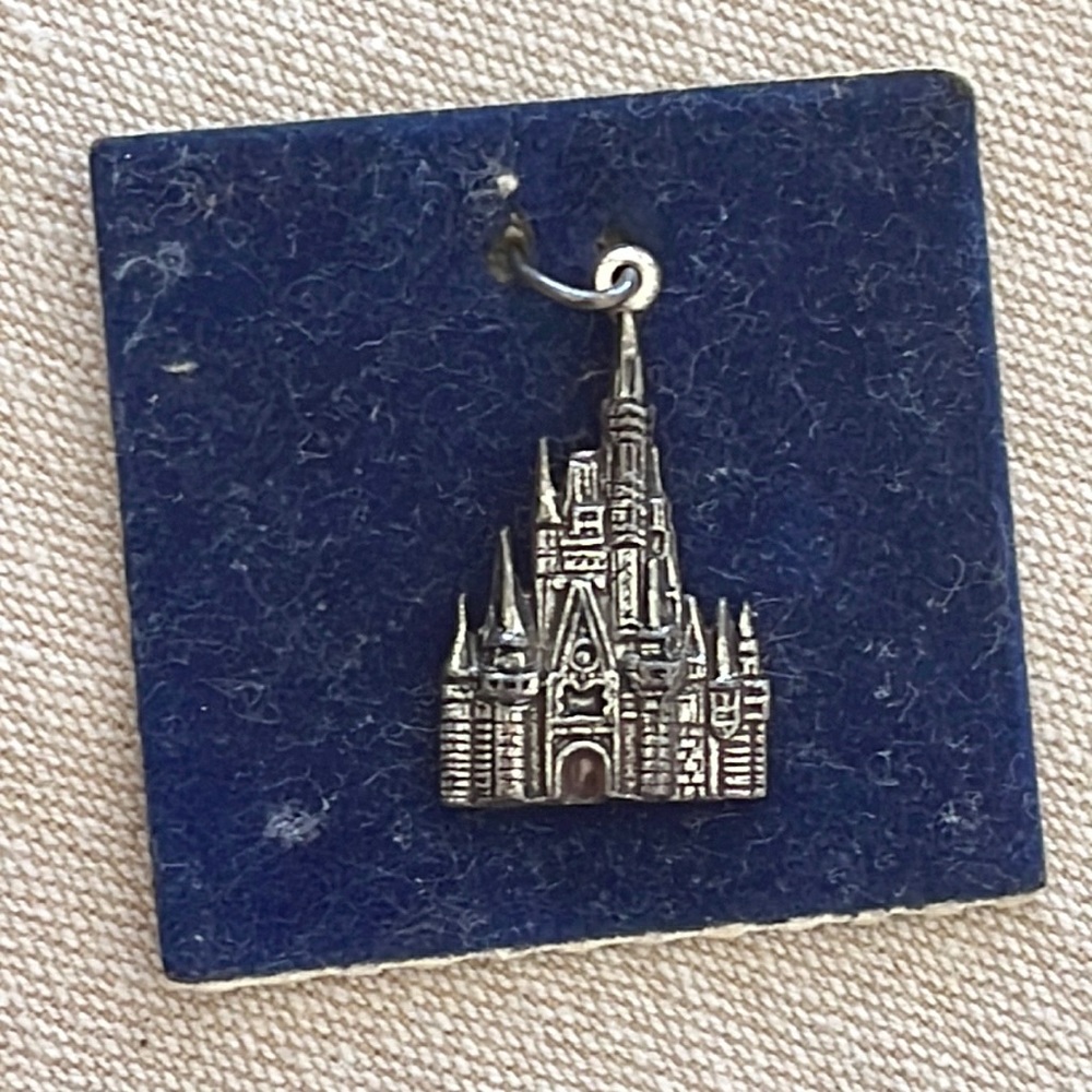 Walt Disney Sterling Silver Cinderella's Castle Charm